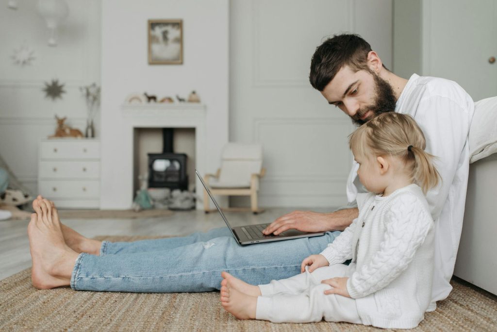 Therapist working with a child